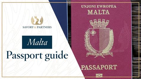 Malta Citizenship By Investment Program Guide Savory Partners Youtube