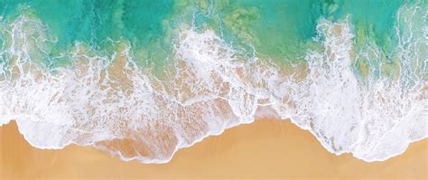 Beach Wallpaper 4K, Drone photo, Aerial view