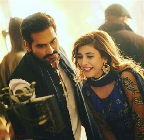 Humayun Saeed And Urwa Hocane Behind The Shoot Of Upcoming Film