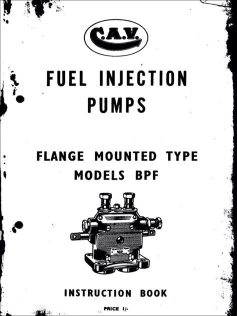 Manuals For Cav Diesel Fuel Filters And Pumps Marine Diesel Basics