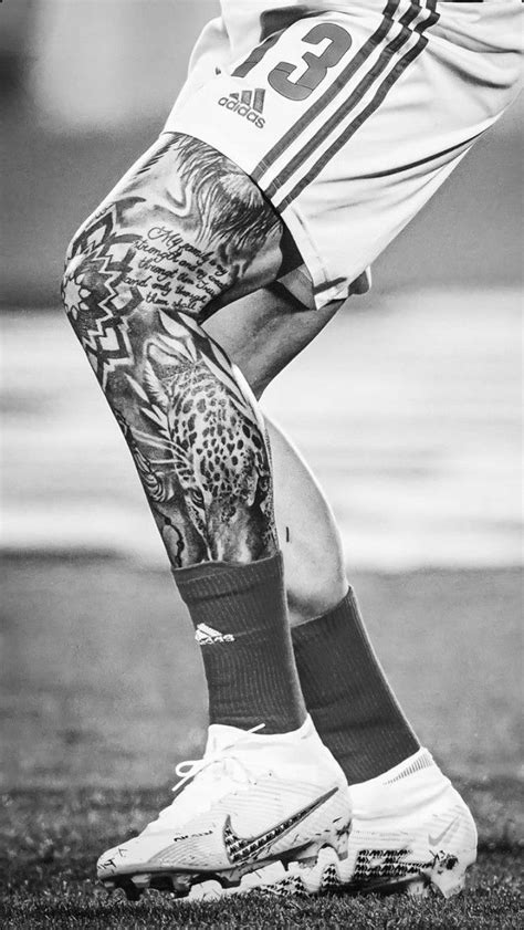 Enzo Fernández Soccer Player with Leg Tattoos