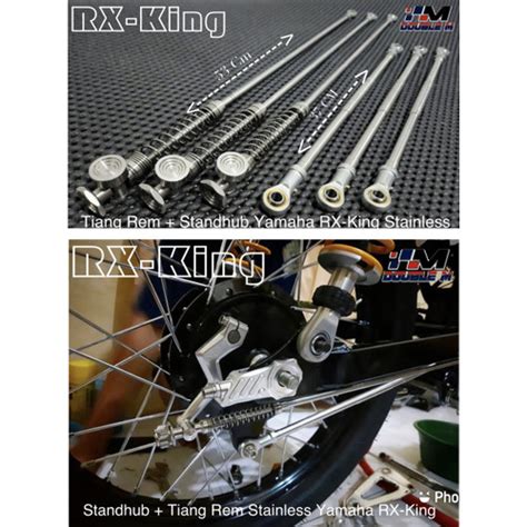 Jual Stik Rem Tiang Rem Belakang Standhub Stainless Yamaha RX King RXS