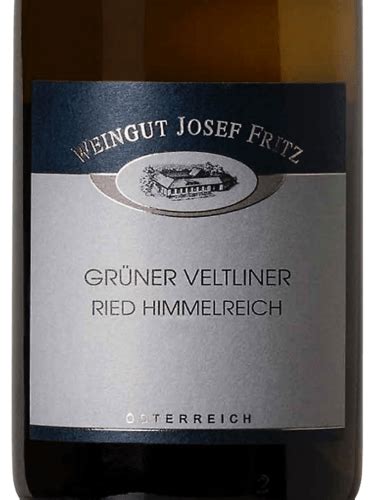 Weingut Josef Fritz Gr Ner Veltliner Im Himmelreich Vivino Canada