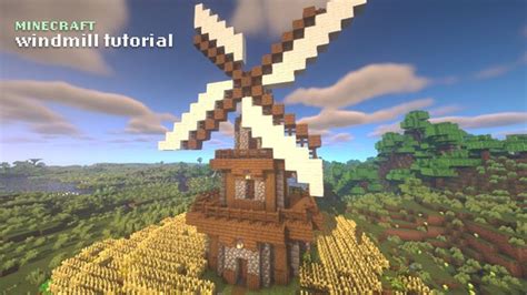 Minecraft: Windmill Tutorial | Minecraft tutorial, Minecraft pictures, Minecraft houses