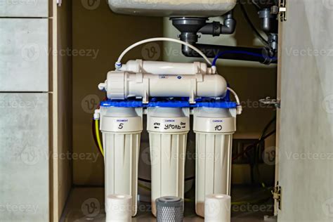 water filter system for home on background kitchen 12824783 Stock Photo ...