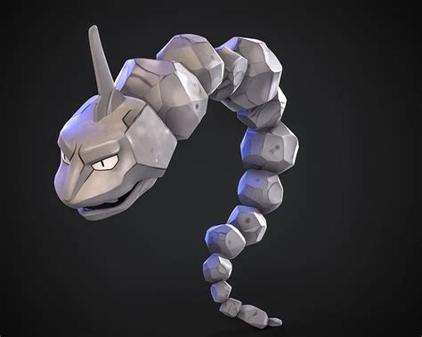 Onix Pokemon 3d Model 3d Printable Cgtrader