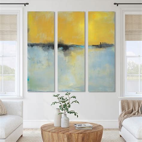 Oversized Vibrant 60x60 Large Canvas Wall Art Triptych3 Piece - Etsy