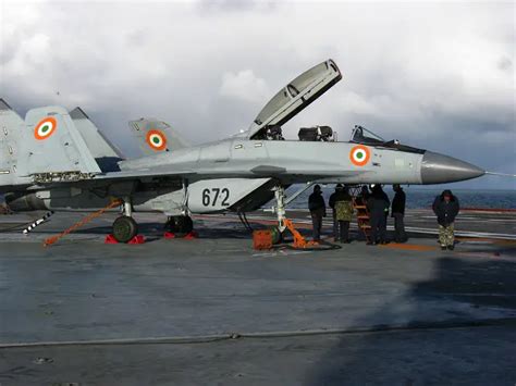 Indian Navy Commissions First Mig 29k Fighter Squadron For Its Aircraft