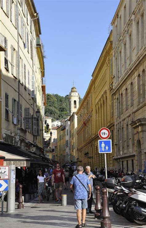 Nice 5th September Old Town Street In The Vieille Ville Of Nice