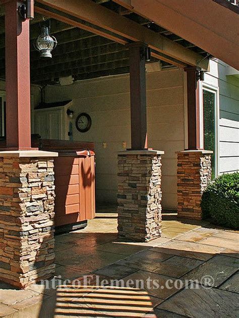 Faux Stone Columns Post Wraps Column Wraps Stone Columns Faux