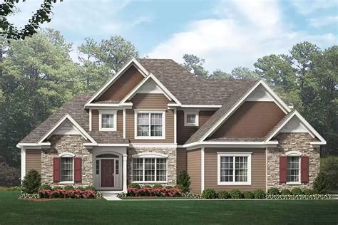 Traditional House Plan With First Floor Master 790037glv