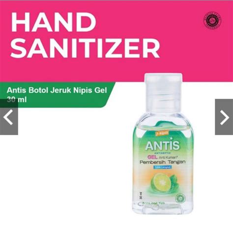 Jual Antis Hand Sanitizer Gel Ml Shopee Indonesia