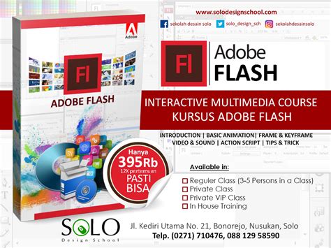 Kursus Animasi Adobe Flash Solo Design School