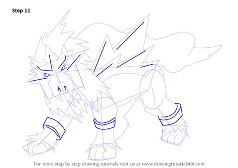 How to Draw Entei from Pokemon (Pokemon) Step by Step ...