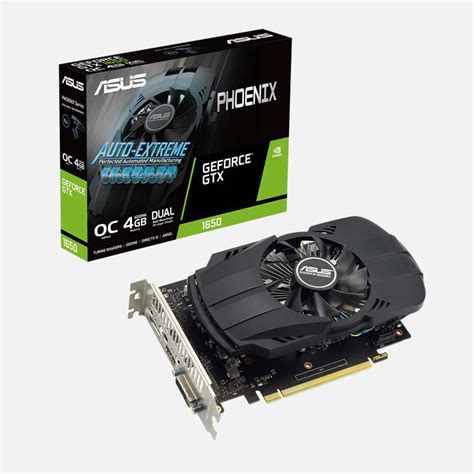 TARJ VIDEO ASUS GTX 1650 PHOENIX OC 4GB GDDR6 PH GTX1650 O4GD6 P EVO