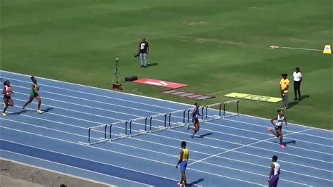 Jamaica Carifta Trials 2024 Girls 400m Hurdles Under 20 Final Youtube