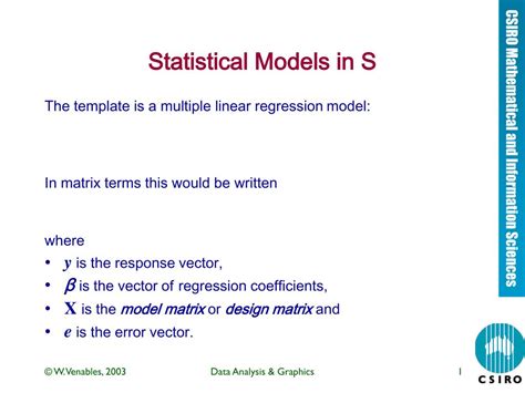 Ppt Statistical Models In S Powerpoint Presentation Free Download Id4643783