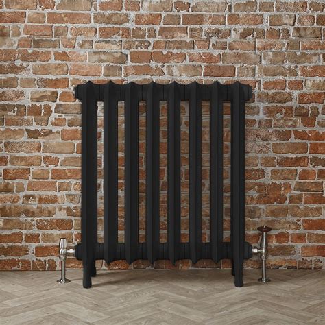 Gietijzeren Radiator Ovale Kolommen Cm Hoog Zwart Kies De