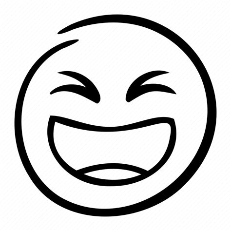 Laugh Chortle Giggle Face Emoji Emotion Bubble Icon Download On