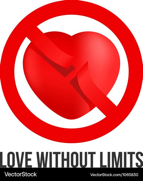 Love Without Limits Royalty Free Vector Image Vectorstock