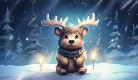 Reindeer Cartoon Stock Photos, Images and Backgrounds for Free Download