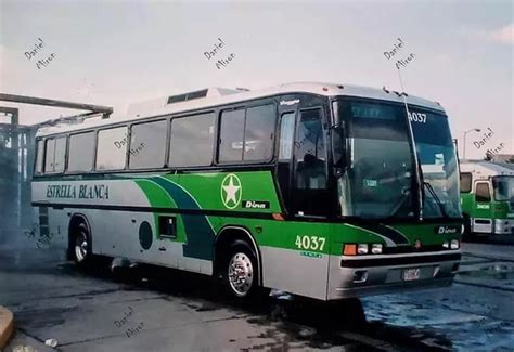 Dina marco polo viagio 1050 estrella blanca México Autobus de dos