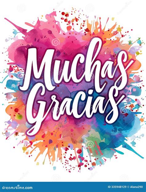 Muchas Gracias Thank You Very Much In Spanish Modern Calligraphy