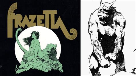 Frazetta The Living Legend A Well Printed Collection Of Franks