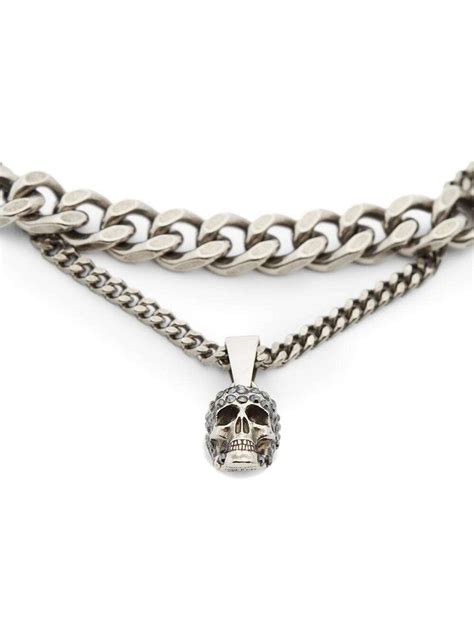 Alexander Mcqueen Pavé Skull Bracelet Alexander Mcqueen