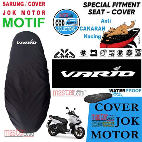 Jual Cover Jok Motor Sarung Jok Anti Kucing Tahan Air Vario