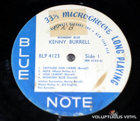 Kenny Burrell ‎– Midnight Blue (1963) Mono Vinyl – Voluptuous Vinyl Records