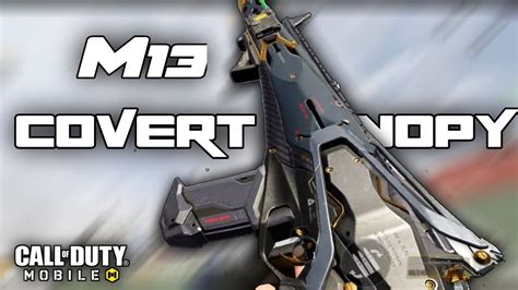 New M13 Covert Canopy Showcase And Gameplay In Call Of Duty Mobile