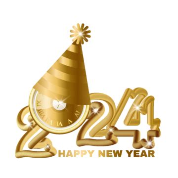 Golden Color D Happy New Year Vector Golden Color D D Happy