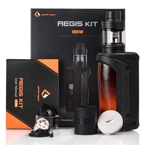 Geekvape Aegis W Tc Kit With Shield Tank Next Day Vapes