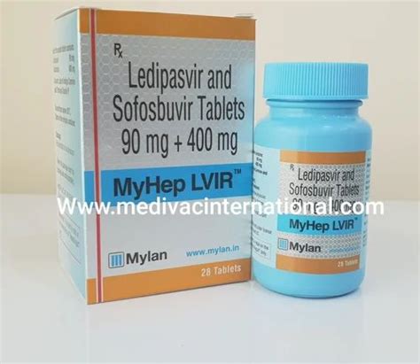 Myhep Lvir Ledipasvir Mg Sofosbuvir Mg Tablets Packaging Type