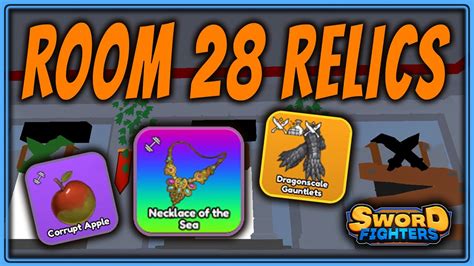 Room 28 Relic Drops Sword Fighters Simulator Update 6 Youtube