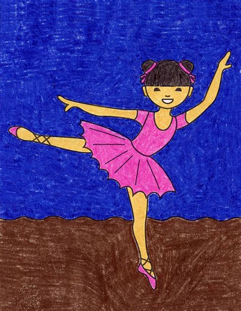 Ballerina Drawing Step Step