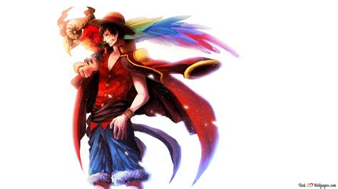 One Piece - Monkey D. Luffy, Captain, Pirate 4K achtergrond downloaden