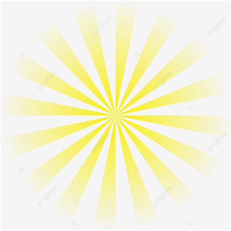 Yellow Light Bright Transparant Vector Bursting Sun Rays, Yellow Light ...