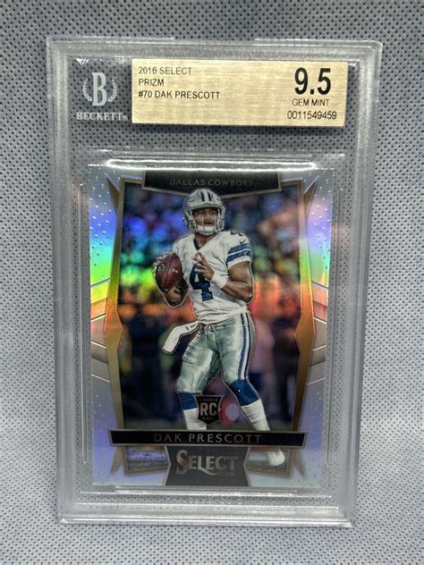 Panini Select Concourse Silver Prizm Dak Prescott Rc For