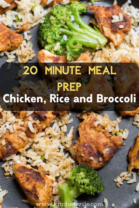 Minute Meal Prep Chicken Rice And Broccoli Artofit