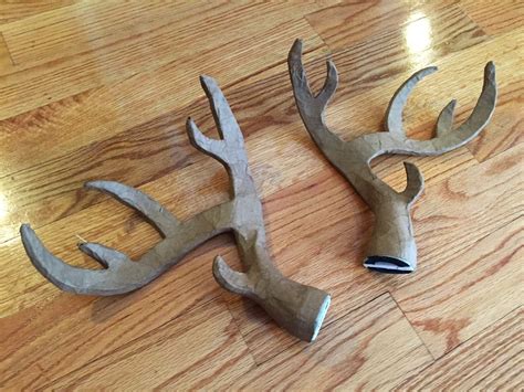 Making Foam Board Deer Antlers Manning Makes Stuff Paper Mache Mask Diy Antlers Deer Antlers