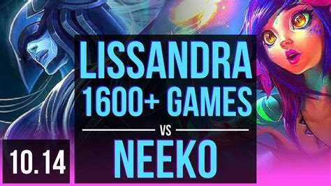 Lissandra Vs Neeko Mid 3 7m Mastery Points 1600 Games Kda 2 2 9