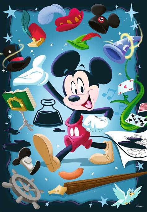 Ravensburger 300p Disney 100 Years Mickey Pieni Harrastepuoti