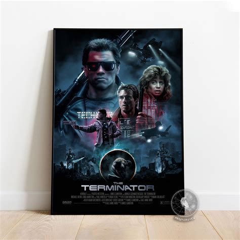 The Terminator Poster Arnold Wall Art Wall Decoration Framed Poster ...