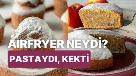 Çikolatalı Islak Sade Airfryer ile Yapabileceğiniz Birbirinden