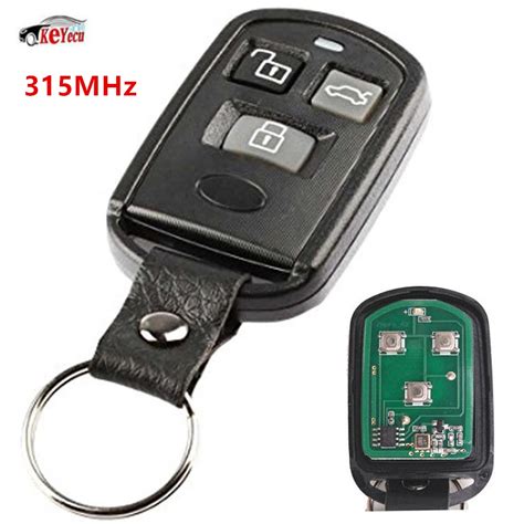 Keyecu New Replacement Keyless Entry Remote Car Key Fob Mhz Button