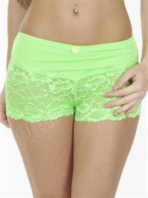 New Womens Ladies Sexy Rose French Lace Boxer Shorts Underwear Knickers Size Ebay