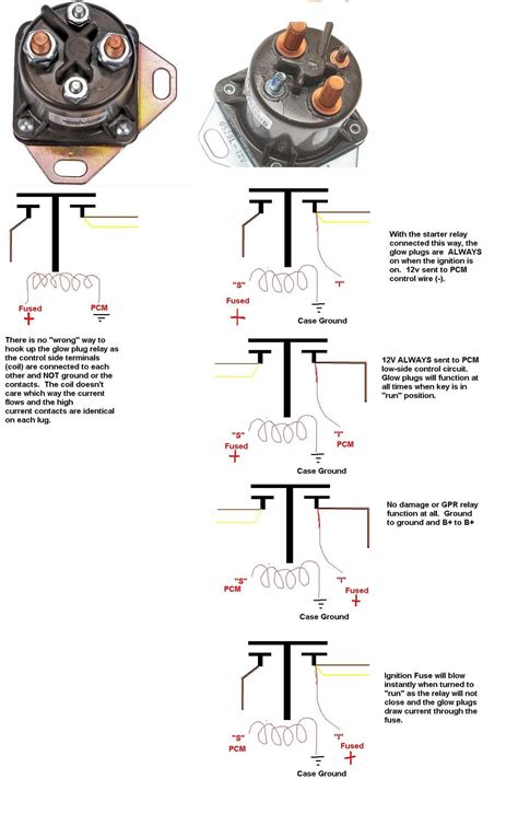 Glow Plug Relay Wiring Diagram Idi Glow Plug Relay Wirin