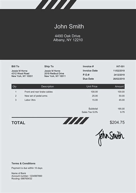 Invoice Templates Create Free Invoices In Seconds Artofit